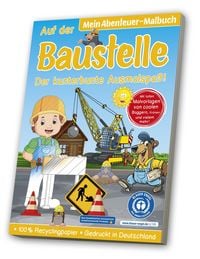 Produktbild: Malbuch Blauer Engel: Baustelle