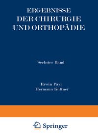 Produktbild: Ergebnisse der Chirurgie und Orthop&auml;die