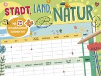 Produktbild Stadt, Land, Natur - Spieleblock