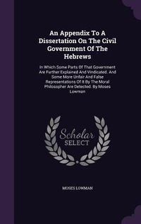 Produktbild: An Appendix To A Dissertation On The Civil Government Of The Hebrews