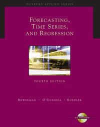 Produktbild: Bowerman, B: Forecasting, Time Series, and Regression (with