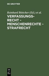Produktbild: Verfassungsrecht - Menschenrechte - Strafrecht