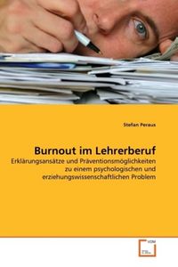 Produktbild: Peraus, S: Burnout im Lehrerberuf