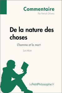 Produktbild: De la nature des choses de Lucr&egrave;ce - L'homme et la mort (Commentaire)