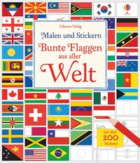 Produktbild: Malen und Stickern: Bunte Flaggen aus aller Welt