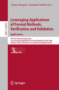 Produktbild: Leveraging Applications of Formal Methods, Verification and Validation: Applications