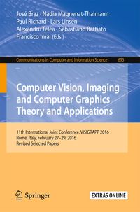 Produktbild: Computer Vision, Imaging and Computer Graphics Theory and Applications