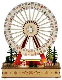 Produktbild: Konstsmide 3249-100 LED-Silhouette Adventskalender Warmwei&szlig; LED Natur