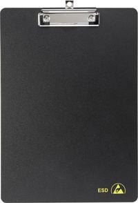 Produktbild: A4-317225 ESD-Klemmbrett 1 St. Schwarz (L x B) 317mm x 225mm