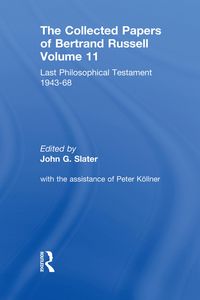 Produktbild: The Collected Papers of Bertrand Russell, Volume 11