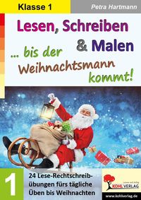 Produktbild: Lesen, Schreiben und Malen ... bis der Weihnachtsmann kommt! / Klasse 1