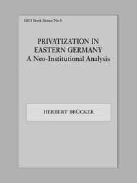 Produktbild: Privatization in Eastern Germany
