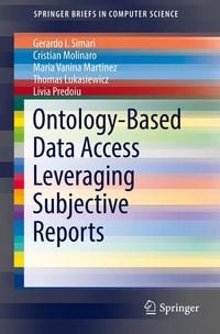 Produktbild: Ontology-Based Data Access Leveraging Subjective Reports
