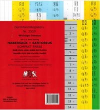 Produktbild: D&uuml;rckheimRegister&reg; HABERSACK + SARTORIUS KOMPAKT Gesetze und &sect;&sect;, ohne Stichworte