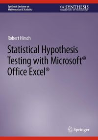 Produktbild: Statistical Hypothesis Testing with Microsoft &reg; Office Excel &reg;