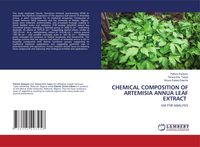 Produktbild: Chemical Composition Of Artemisia Annua Leaf Extract