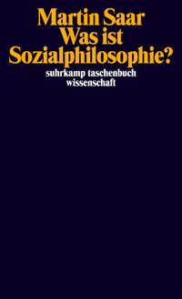 Produktbild: Was ist Sozialphilosophie?