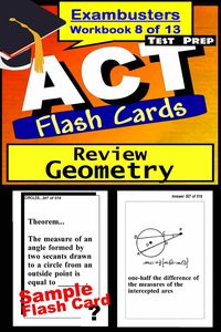 Bild vom Artikel ACT Test Prep Geometry Review--Exambusters Flash Cards--Workbook 8 of 13 vom Autor Act Exambusters