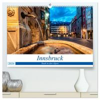 Produktbild: Innsbruck - Stadt in den Alpen (hochwertiger Premium Wandkalender 2026 DIN A2 quer), Kunstdruck in Hochglanz