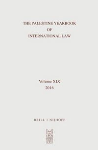 Produktbild: The Palestine Yearbook of International Law, Volume 19 (2016)