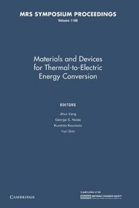 Produktbild: Materials and Devices for Thermal-To-Electric Energy Conversion