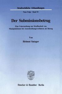 Produktbild: Der Submissionsbetrug.
