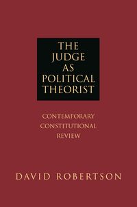 Produktbild: Judge as Political Theorist