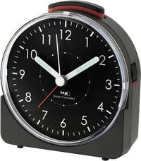 Produktbild: TFA Dostmann 60.1513.01 Funk Wecker Schwarz Fluoreszierend Zeiger