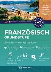 Produktbild: Franz&ouml;sisch A2 lernen Grundstufe: Kompletter Kurs mit App und Audio