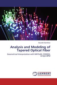 Produktbild: Analysis and Modeling of Tapered Optical Fiber
