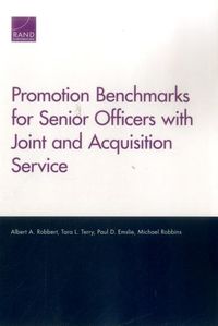 Produktbild: Promotion Benchmarks for Senior Officers with Joint and Acquisition Service
