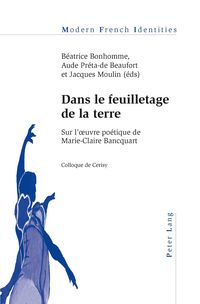 Produktbild: Dans le feuilletage de la terre