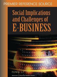 Produktbild: Social Implications and Challenges of E-Business