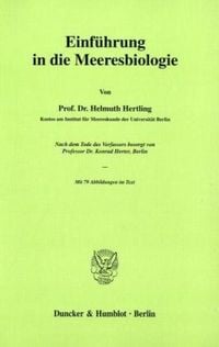 Produktbild: Einf&uuml;hrung in die Meeresbiologie.