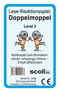Produktbild: Lese-Reaktionsspiel: Doppelmoppel Level 3