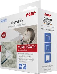 REER 82020 Eckschutz Weiß, Transparent