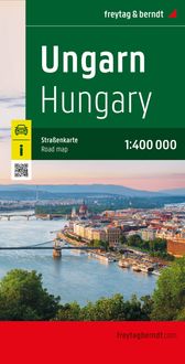 Ungarn, Straßenkarte 1:400.000, freytag & berndt Freytag & berndt