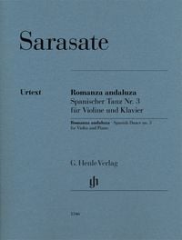 Produktbild: Pablo de Sarasate - Romanza andaluza (Spanischer Tanz Nr. 3) op. 22 Nr. 1 f&uuml;r Violine und Klavier