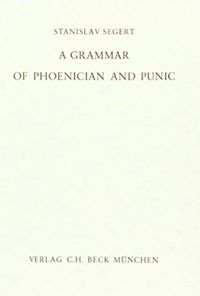Produktbild: A Grammar of Phoenician and Punic
