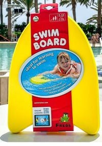 Produktbild Freds 66666 - Freds Swim Board Schwimmbrett, gelb, 22x27x3cm