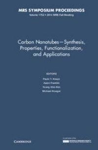Produktbild: Carbon Nanotubes-Synthesis, Properties, Functionalization, and Applications