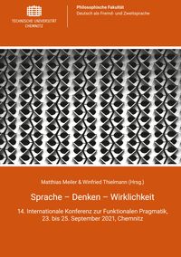 Produktbild: Sprache - Denken - Wirklichkeit