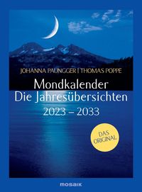 Bild vom Artikel Mondkalender - die Jahresübersichten 2023-2033 vom Autor Johanna Paungger