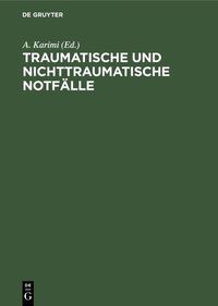 Produktbild: Traumatische und nichttraumatische Notf&auml;lle