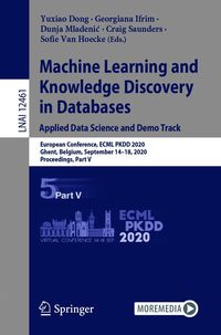 Produktbild: Machine Learning and Knowledge Discovery in Databases. Applied Data Science and Demo Track