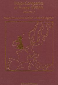 Produktbild: Major Companies of Europe 1991/92