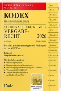 Produktbild: KODEX Studienausgabe Vergaberecht 2026
