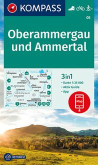 Bild vom Artikel KOMPASS Wanderkarte 05 Oberammergau und Ammertal 1:35.000 vom Autor Kompass-Karten GmbH