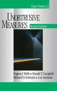 Produktbild: Unobtrusive Measures