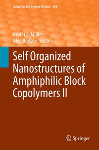 Produktbild: Self Organized Nanostructures of Amphiphilic Block Copolymers II